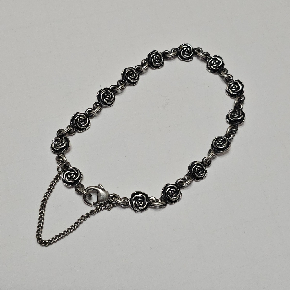 James Avery Retired Mini Rosebud Bracelet
